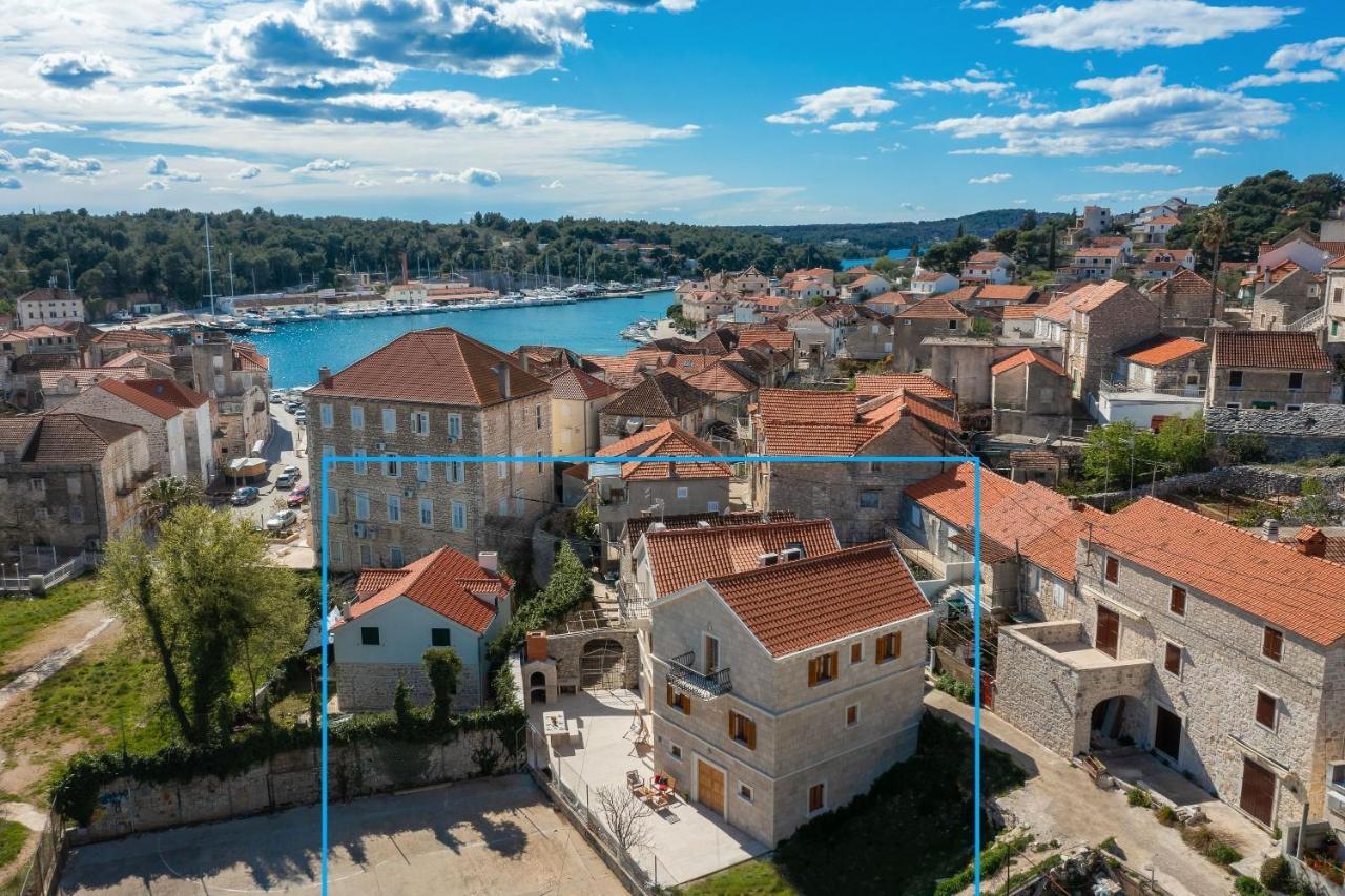 Luxury Stone Villa Nevija 2022 Private Villa Milna  Εξωτερικό φωτογραφία