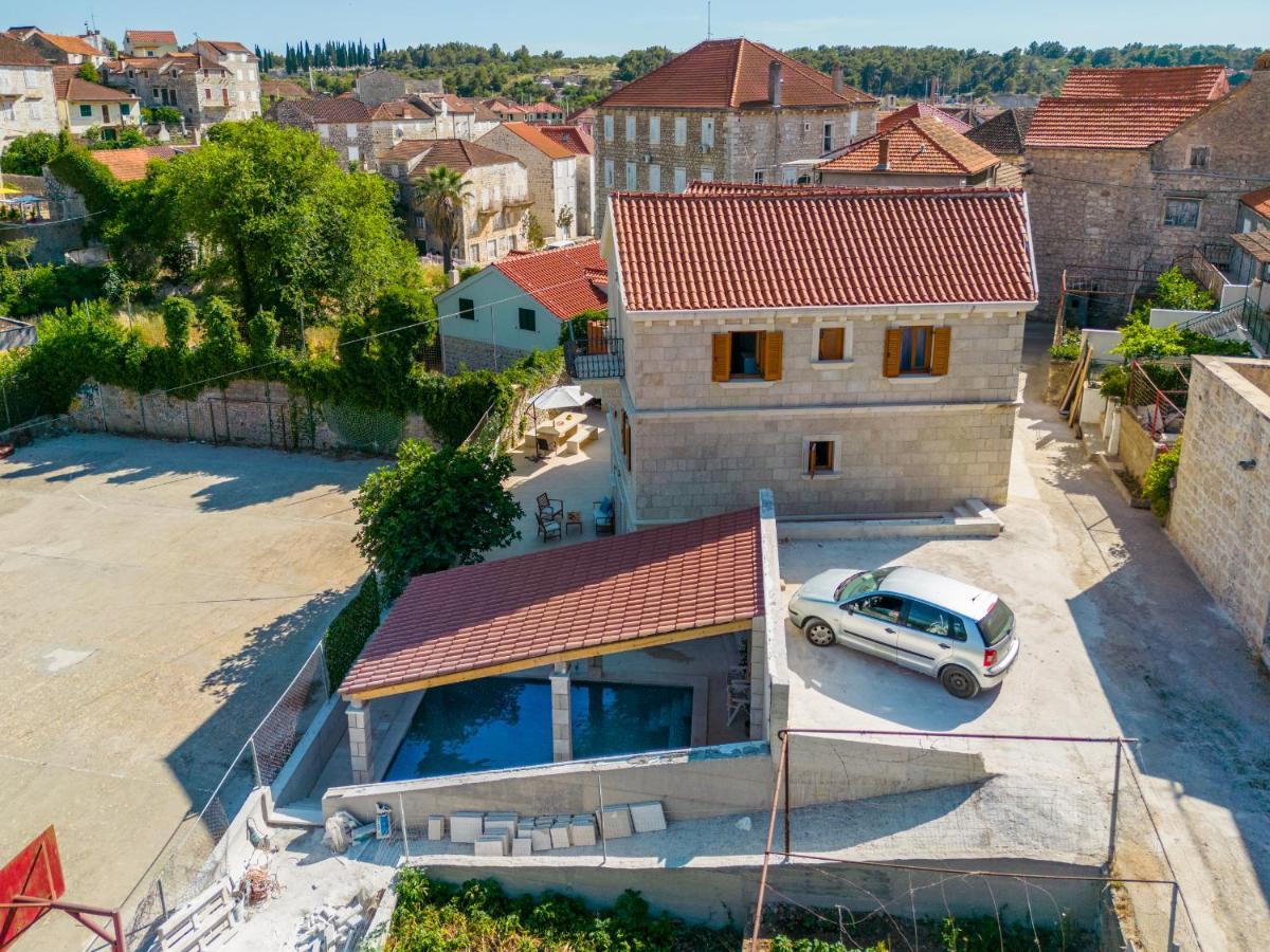 Luxury Stone Villa Nevija 2022 Private Villa Milna  Εξωτερικό φωτογραφία